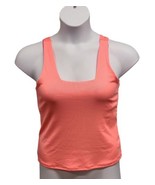 Lucky In Love Womens XL Squared Up Crop Tank Top Tennis Golf Activewear  - £16.32 GBP