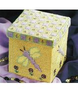 Plastic Canvas Dragonfly Box Print Ladybug Wreath Butterfly Coaster Patt... - £9.43 GBP