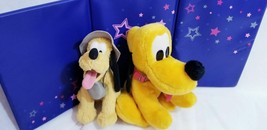 disney Pluto Mickey&#39;s bestie puppy dog furbuddy x 2 cute and cuddly - £15.73 GBP