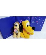 disney Pluto Mickey&#39;s bestie puppy dog furbuddy x 2 cute and cuddly - €17,15 EUR