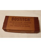 VINTAGE BOSTRICH TEXTRON B8 STAPLES STCRP2115-1/4&quot; B8 Stapler USA Skippe... - £13.50 GBP