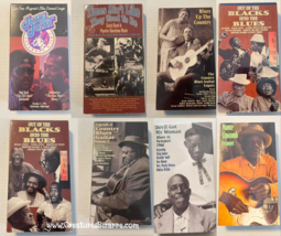 Rare Vintage Blues Video Tape Lot VHS 1990&#39;s Jack Johnson B.B. King Bukka White - $56.99