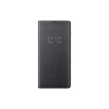 Samsung Original Galaxy S10+ Protective LED View Wallet Cover Case - Black - £117.24 GBP