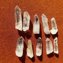 Lot of  Clear Brandberg Quartz Crystal Sparkle  Namibia BRLot64 - $15.35