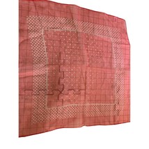 Vintage Womens Red with White Dots Scarf 22”x22” - $9.00