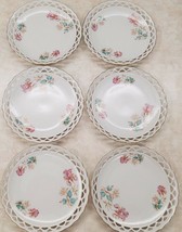 Dessert Plates Pierced Made Bavaria # 36 Backstamp Crown Letter &quot;F&quot; In S... - £18.64 GBP