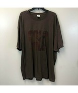 Fruit of the Loom Men&#39;s Brown Size 3XL T-Shirt LeBron James SOLO - $8.99