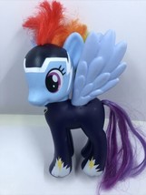 RARE My Little Pony 5.5&quot; Purple Blue Doll Rainbow Purple Hair 2010 Hasbr... - £6.33 GBP