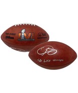 ODELL BECKHAM Jr Autographed &quot;SB LVI Champs&quot; Rams Official Football FANA... - £367.76 GBP