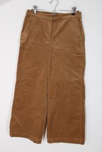 Eileen Fisher 6 Brown Wide Leg Organic Cotton Stretch Corduroy Pants - £34.16 GBP