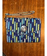 vera bradley wallet wristlet Blue Canvas Multicolor Katarina Falls - $352.60 MXN