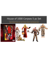House of 1000 Corpses - (4) Action Figures &amp; COLLECTORS CASE by Trick or... - £102.53 GBP