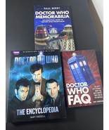 Doctor Who Assorted Paperback Book Lot Of 3 - FAQ, Encyclopedia, Memorab... - £7.02 GBP