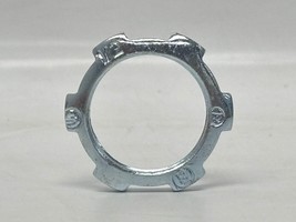 100PK Bridgeport 101-S 1/2&quot; Steel Conduit Locknut, Zinc-Plated - $58.00
