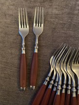 2! Dinner Forks!  HAMPTON SILVERSMITHS HSV63 STAINLESS FLATWARE 4 Sets Ava - $23.27