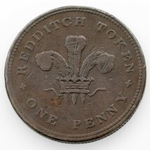 1813 Gran Bretaña Merchant Token Penny, W. Bartleet Y W.Hemming - $1,919.28 MXN
