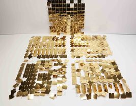 Ozikutech 8 x 8 FT Light Gold Shimmer Wall Backdrop for Party Decorations - $89.99