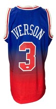 Allen Iverson Firmado Philadelphia 76ers 1996-97 M&amp;N Hwc Swingman Jersey JSA ITP - £248.11 GBP