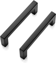 Set of 2 Solid 3 Inch Center to Center Slim Square Bar Drawer Cabinet Handles - £3.10 GBP