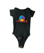 Air Jordan Boys infant Baby Size 0 6 months Black 1 Piece Bodysuit short... - $9.89