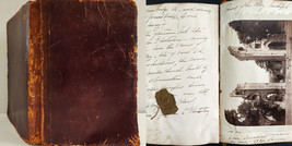 1887 Antique Travel Diary European Tour Louise Harrison Phila Pa Handwrit Photos - £217.62 GBP