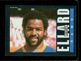 Vintage 1985 Topps Football Trading Card #80 Henry Ellard Los Angeles Rams - £9.83 GBP