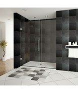 46-47&quot;Wx72&quot;H Pivot Frameless Shower Door ULTRA-E Chrome by LessCare - $14,640.07 MXN