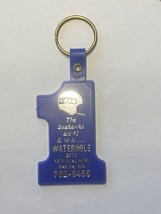 Vintage Seahawk Collectible &quot;Waterhole&quot;  Keychain 1986 Schedule on Back - £7.20 GBP