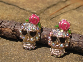 HAUNTED spell cast sugar SKULL earrings free with 50.00 purchase HOT HOT HOT - £0.00 GBP