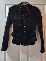 Arizona Jeans Women Cordoroy Jacket Size Medium Black - £16.77 GBP