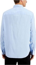 Calvin Klein Men&#39;s Stretch Textured Shirt, Medium, Serenity - £70.00 GBP