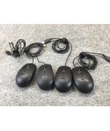 Dell MS111-P Wired USB Mouse Miscellaneous Lot of 4 untested - $14.84