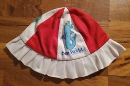 Vintage Sea World Youth Hat Size M 51 CM Bonnet 1981 Hong Kong Shamu - €25,66 EUR