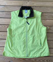 moving comfort men’s full zip vest size M neon Yellow E11 - £12.61 GBP