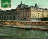 Vtg Postcard 1910s Paris France Gare Quai d&#39;Orsay Station From Water - £4.70 GBP