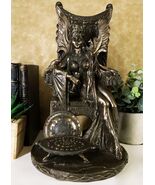Celtic Goddess Of Fertility Maeve Seated On Throne Statue 11&quot;H Medb Maev... - €62,31 EUR