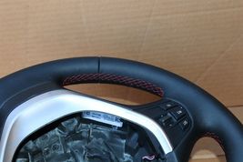 12-18 BMW F30 Sport Steering Wheel w/ Cruise BT Volume W/O Paddles -RED STITCH image 7