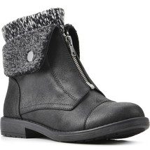 Cliffs by White Mountains Women Duette Cozy Hiker Booties Size US 7W Black - £38.29 GBP