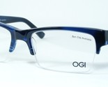 OGI Evolution 3117 1469 Bleu Tigre Lunettes Monture 54-18-150mm Japon - £59.73 GBP