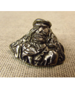 Punk Gothic Skull Biker Pewter Lapel pin - $51.48 CAD