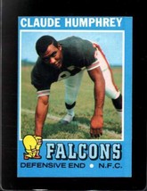 1971 Topps #218 Claude Humphrey Ex Falcons (Oc) Hof *X54519 - £3.09 GBP