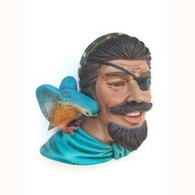 Pirate Captain One Eye Wall Decor Statue - £146.30 GBP