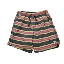 Cotton On Shorts Mens Multicolor Swim Short Elastic Waist Stripe Drawstring - $18.69