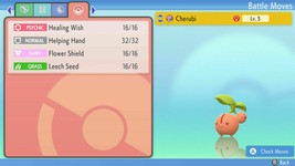 Pokemon Brilliant Diamond/Shining Pearl Shiny Cherubi 6IVs Custom Natures - £3.96 GBP