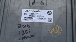 2010 Bmw E60 E82 E80 E92 135i 335i 535i N54 ECU DME CAS-3 Ignition Fob 7604567 image 4