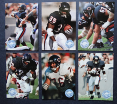 1991 Pro Set Platinum Series 1 Chicago Bears Team Set 6 Football Cards - £2.12 GBP