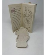 Vintage Longaberger 1994 Pottery Angel Series Cookie Mold &quot;Hope&quot; - $27.32 CAD