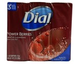 3 Pack Dial Power Berries Bar Soap 4 Oz. Each - £39.78 GBP