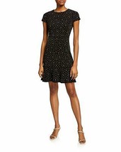 Michael Kors Womens Floral Stud Flounce Hem Dress, Size Small - £61.92 GBP