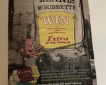 2004 Extra Chewing Gum Vintage Print Ad Advertisement Alanis Morissette ... - $5.93